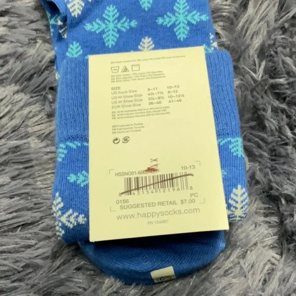 Sock Happy Snowflake Men's Socks - New